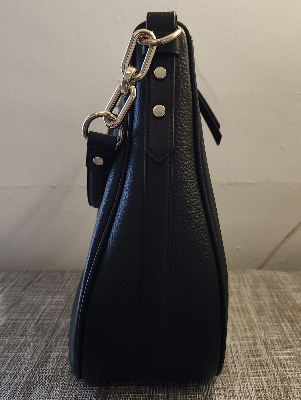 Kate Spade  Vivian Black Pebbled Leather Shoulder Bag - Picture 2 of 6